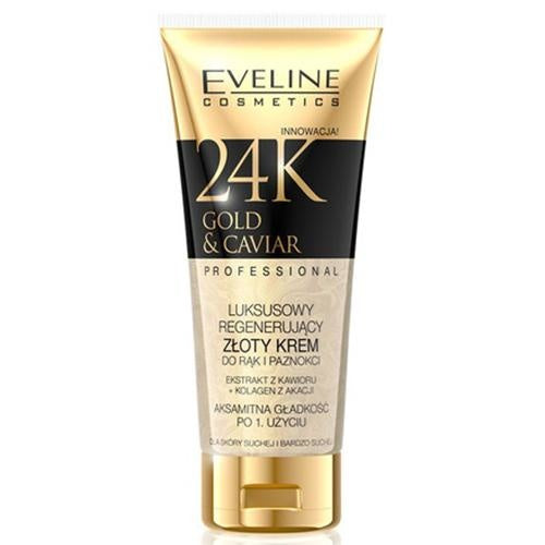 24K Gold & Caviar Luxurious Regenerating Golden Hand Cream 100ml